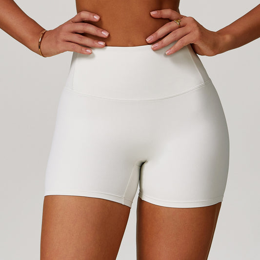 High Waist Shorts in Nude